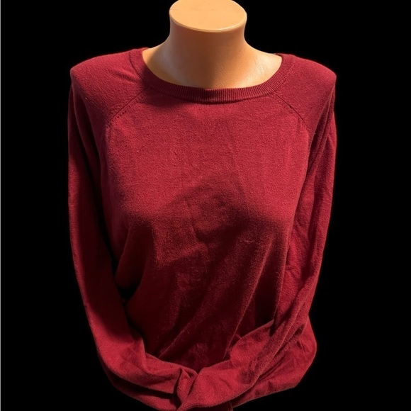 Torrid Women's Plus Size 2X Cranberry Red Pullover Sweater Round Neck Holiday - Picture 9 of 9